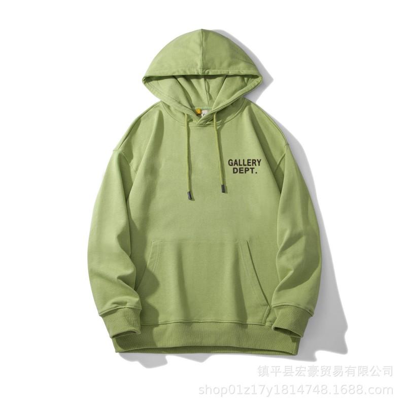 Unisex Oversized Hoodie With Silicone Letter Print Front Cotton Long Sleeve Pullover Fall