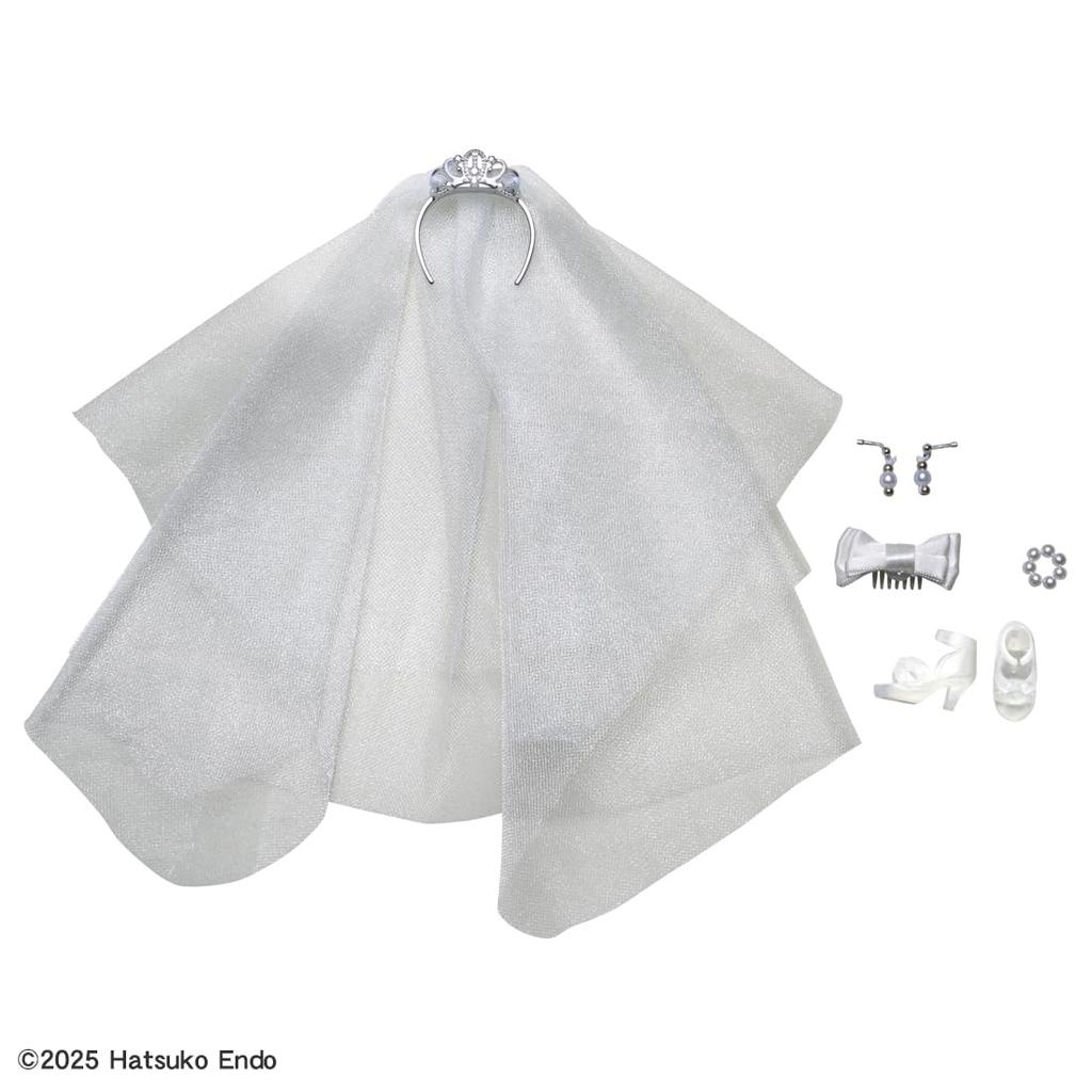 TAKARA TOMY Кукла Ликка-тян Фотогеничная Рика Хатсуко Эндо Свадебный стиль