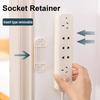 Power Strip Holder Easy Installation Universal Strong Adhesiveness Wall-mounted Household Plug Fixer