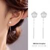 Banyan Tree S999 Silver Camellia Earrings for Women - Elegant and Stylish Flower Design