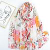 2024 Spring And Autumn Winter New Cotton And Hemp Long Thin Scarf Travel Versatile Sunscreen Warm Shawl For Women