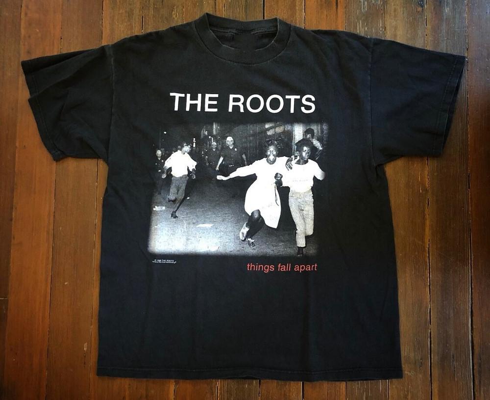 Футболка The Roots Band Things Fall Apart Полный размер S5XL Унисекс Футболка
