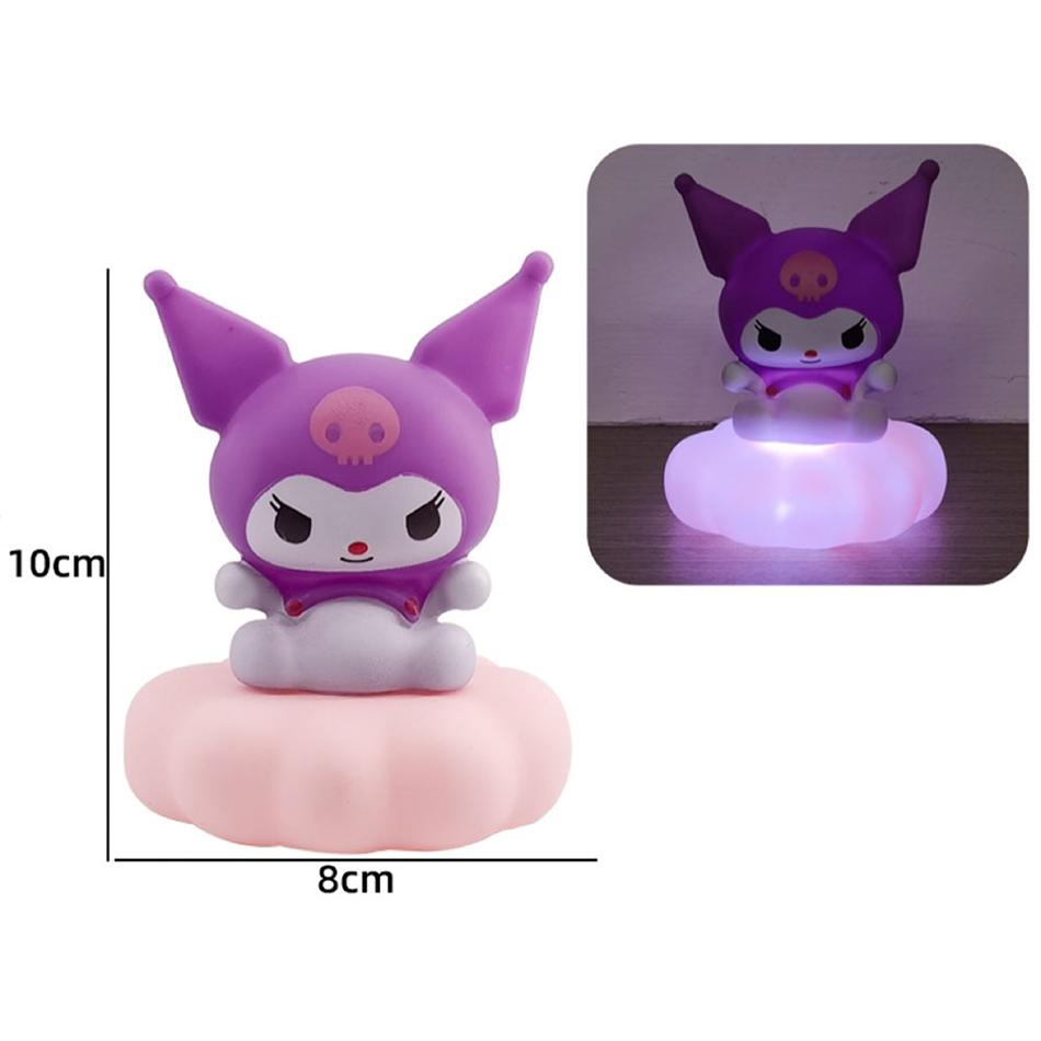 Куроми Синнаморолл Ночник Sanrio Светящаяся Детская Игрушка Прикроватная Лампа Аниме Каваи Милый Ребенок Ребенок Подарок Подарки