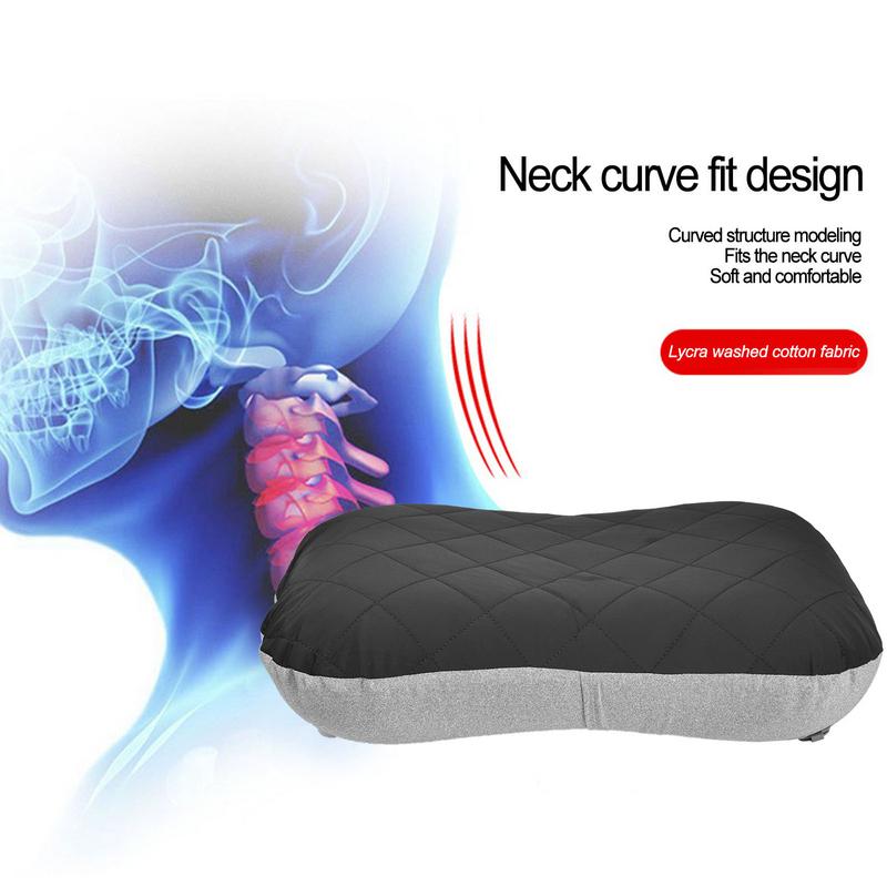 Портативная сверхлегкая подушка для кемпинга Iatable TPU Camping Iatable Pillow Удобная воздушная подушка для отдыха на открытом воздухе для кемпинга и путешествий