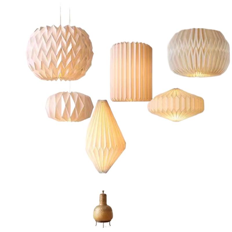 1шт оригами подвесной абажур скандинавский складной фонарь абажур для гостиной ресторана бара кафе
