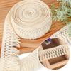 9m Cotton Tassel Trim Boho Long Fringe Sewing Trim Easy To Use DIY Tassel Fringe