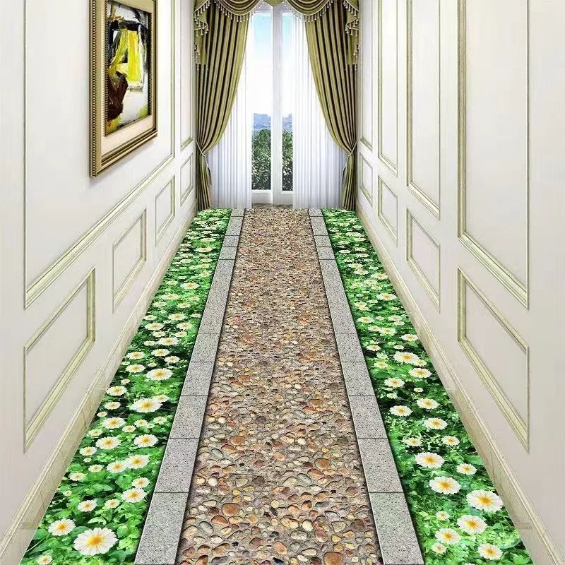 Скандинавский коридор, длинный ковер для гостиной, нескользящий ковер для лестницы, прихожей, прохода в отеле, свадебный домашний коврик для входа