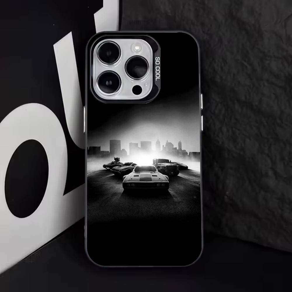 Чехол для телефона 'Автомобиль F-Fast F-Furious-s' для iPhone 17,16,15,14,13,12,11,Pro,Max,Plus,E,Air,Mini Черный ТПУ Чехол