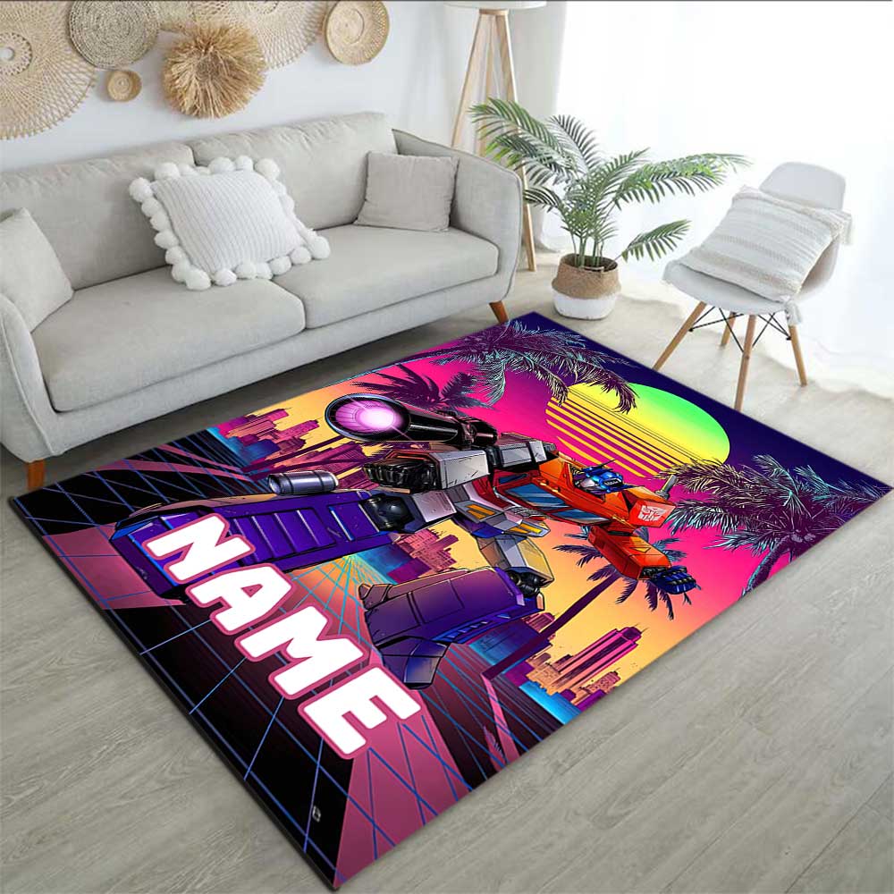 Love Transformers (5) Customize your name rug, office chair cushion, home bedroom living room gift.