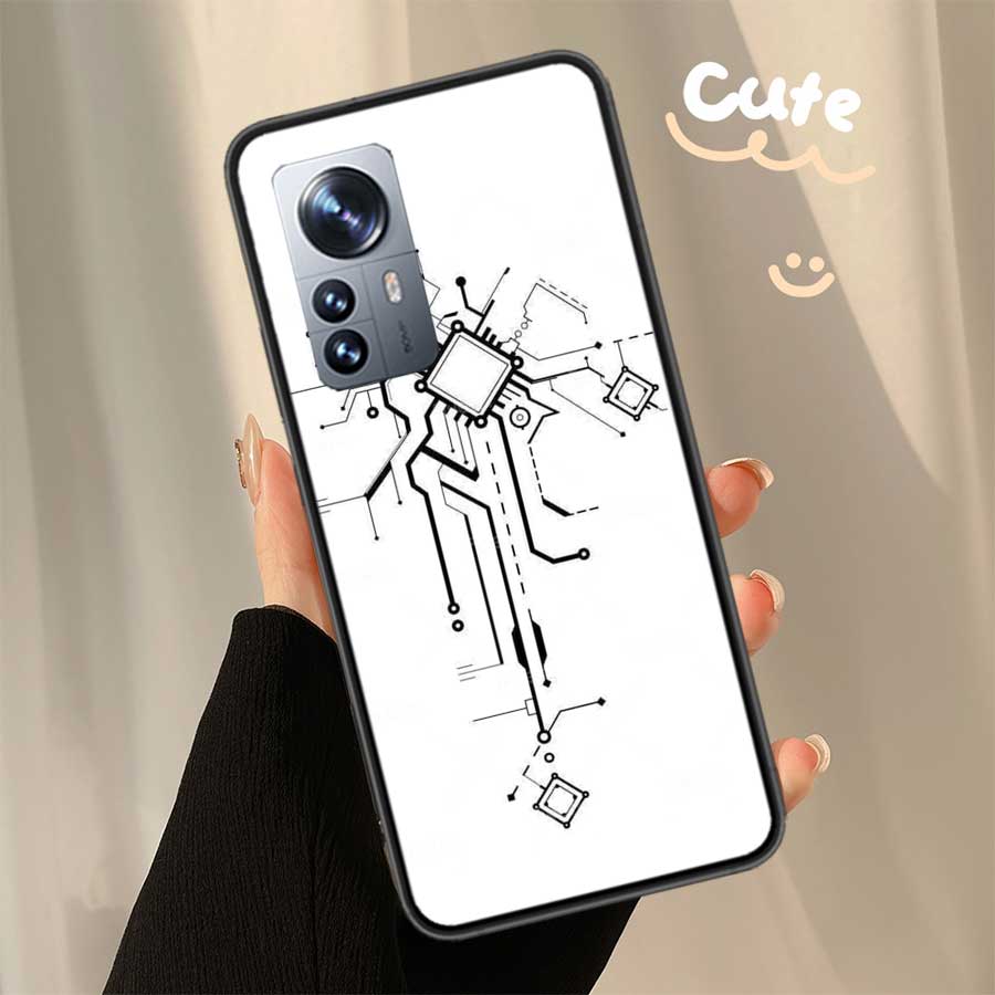 Схема линий передачи для корпуса телефона-чипа для Xiaomi Poco X7 X6 X5 X4 X3 GT NFC M4 M5 Pro 5G M3 Mi F6 F5 F4 F3 F2 F1