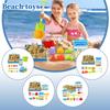 Детский пляжный набор игрушек для рытья песка и игр в воде, охота на пляже на открытом воздухе