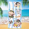 Extra Large Kids Quick Dry Bath Towel Cartoon Character Digital Print Double Sided Flannel Microfiber Beach Towel