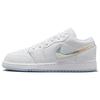 Детские кроссовки Air 1 Low SE GS Glitter Swoosh Blue Blue-Tint Summit-White FQ9112-100