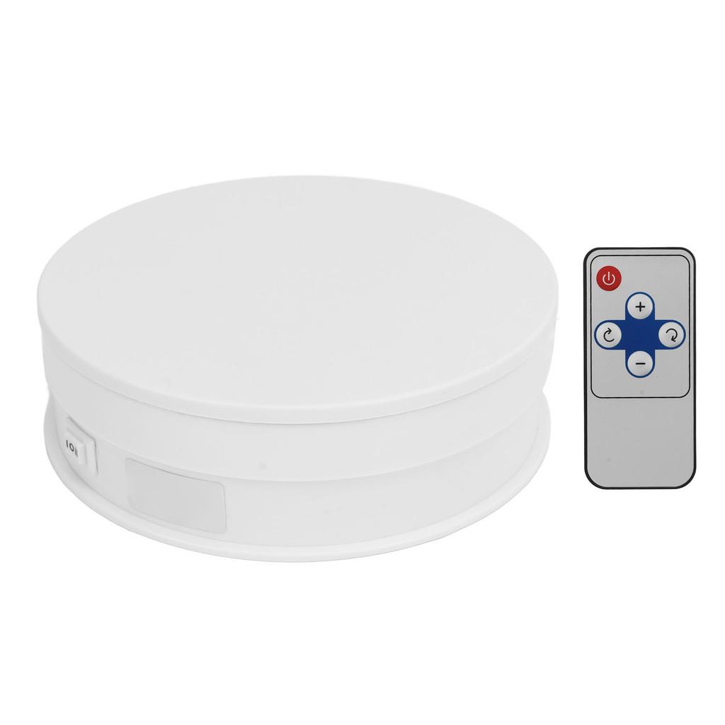 Still Turntable 15cm Remote Control Speed Electric Rotating Turntable Display Stand Photography Video Shooting Props
