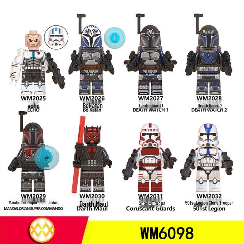 WM6098/6099 Серия «Звездные войны» Фигурка Дарта Мола Конструктор Игрушка