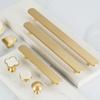 New Chinese Solid Brass Long Handle of Furniture Creative Closet Wardrobe Drawer Knobs Kitchen Cabinet Door Handles Hardware