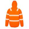 Result Genuine Recycled Mens Ripstop High-Vis Padded Jacket