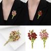 Chic Rose Flower Brooch Lightweight And Durable Lapel Pin Accessory Suitable For Various Occasions And Attire