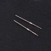 2Pcs 3135 Winding Stem Movement Repair Tool 3135 Movement Winding Stem Steel Handle Rod Steel Stem Crown Metal Watch Stems