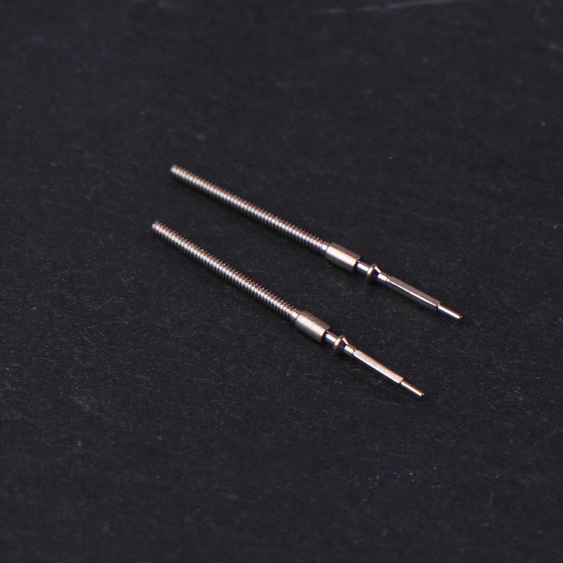 2 шт. 3135 Заводной вал Инструмент для ремонта механизма 3135 Механизм Заводной вал Стальная ручка Стержень Стальной вал Заводная головка Металлические заводные валы для часов