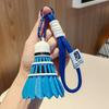 Высокоценный Радужный Бадминтонный Кулон-Брелок: Креативное украшение и подарок для спортивного рюкзака