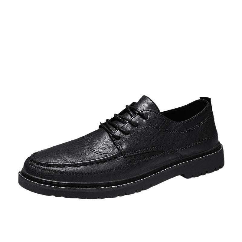 Мужские туфли на шнуровке, британские формальные мужские кожаные туфли, Европа, Америка 2025, весна, молодежные, деловые, для отдыха, корейская версия, маленькие кожаные туфли