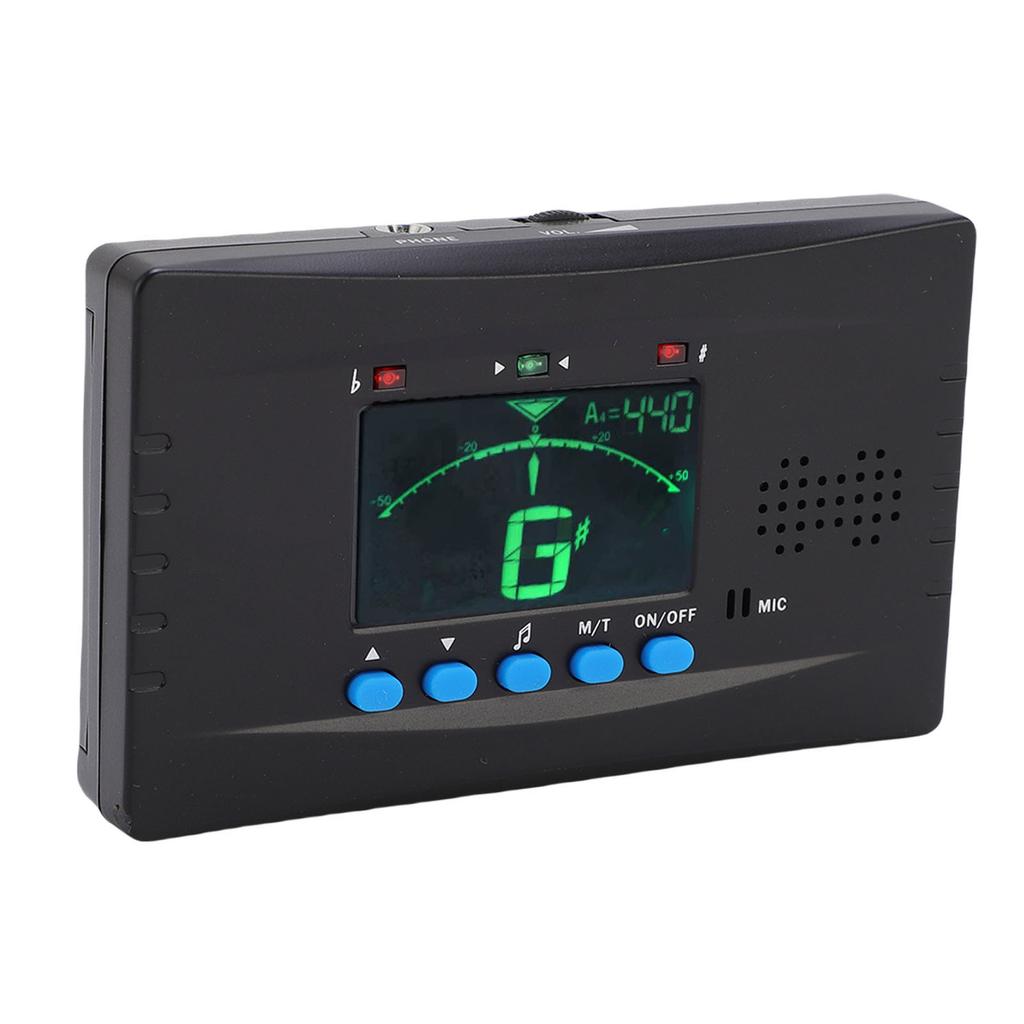 Guzheng Metronome Tuner Set Electronic LCD Screen Tone Generator Professional 3 in 1 Tuning Accessory