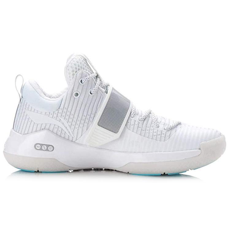 Li Ning WOW 6 White Hot Low top Basketball Shoes Mens Pure White ABAM089-28
