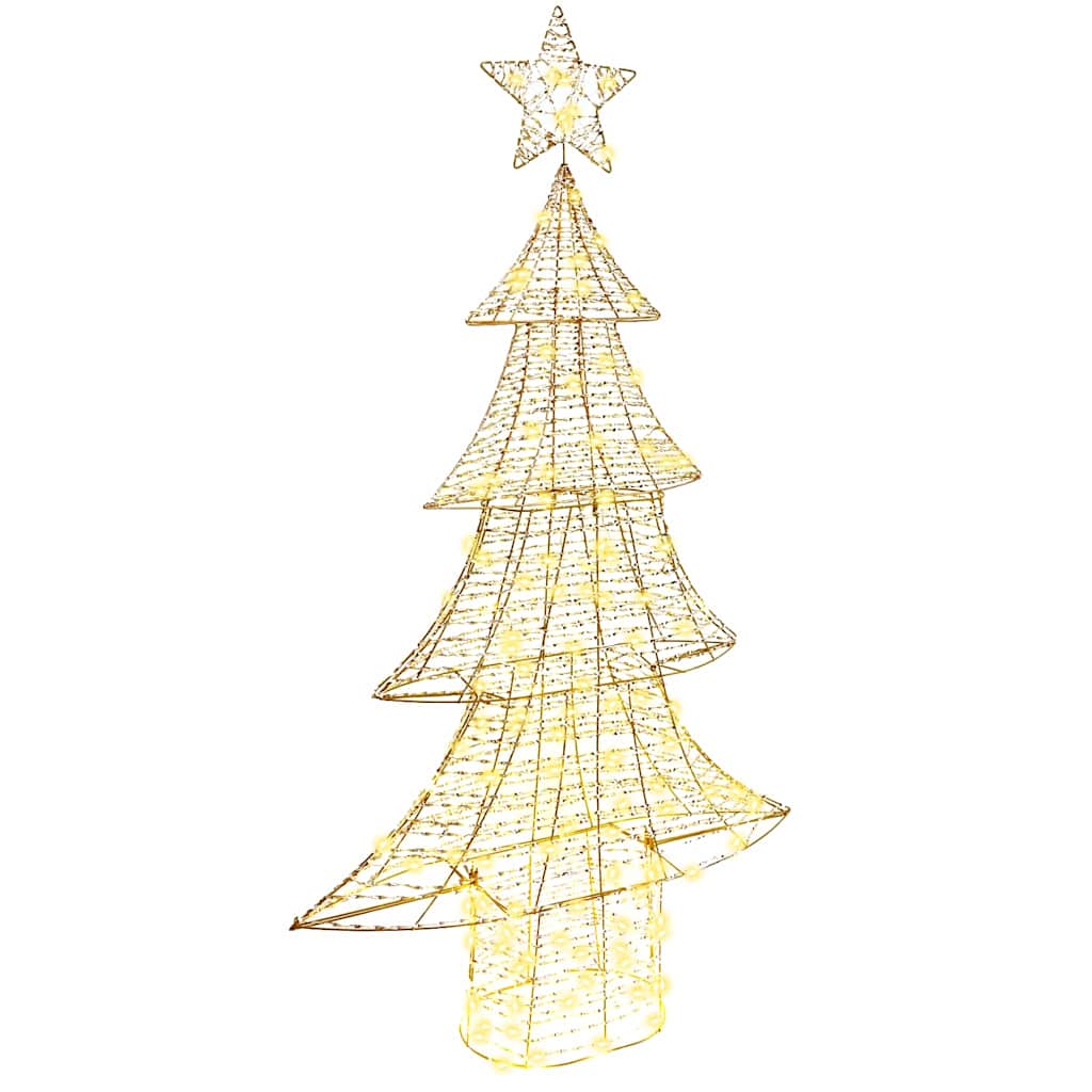Christmas Tree with 160 Warm White LEDs 151 cm PET