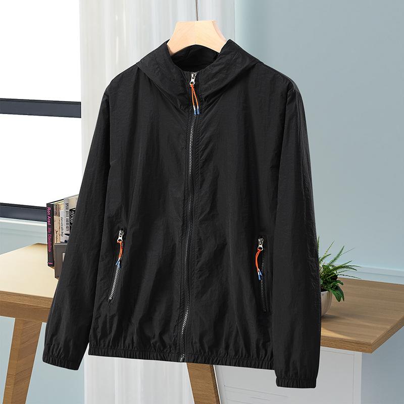 Ветрозащитная, быстросохнущая, прочная, свободная, женская куртка, простая, красивая, с карманами на молнии, весенне-летняя одежда 7XL