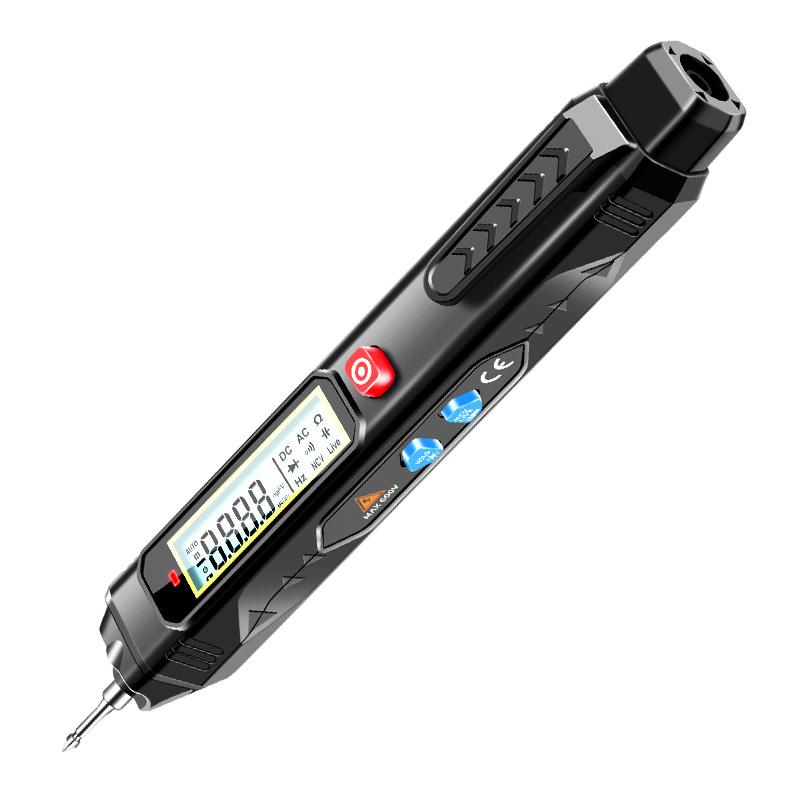 Digital Multimeter Pen, Voltage Tester with Non-Contact Detection, Smart Sensor, Auto-Ranging, Backlit Display, Capacitance Measurement
