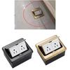 Popup Steel Floor Outlet Recessed Standard Electrical Plugs Strong Ground Power Outlet for Home & Office
