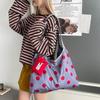 Fashion Polka Dot Crossbody Bag Versatile Lace-up Shoulder Bag Double-sided Crossbody Bag  Commute