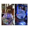 Plastics Fish Bowls Round Aquarium Transparent Fish Keepers Fishbowls One-piece Construction Shatterproof Starter Kit