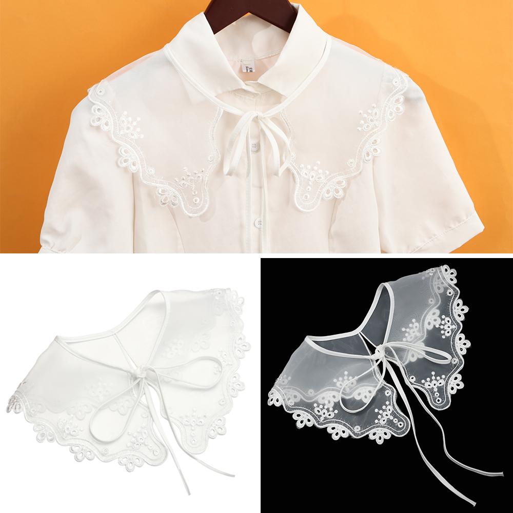 Одежда, шаль, украшение, съемный накладной воротник, лацкан, половина рубашки, кружевной искусственный воротник, мини-накидка
