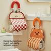 Cartoon Hanging Tissue Bag Waterproof Tissue Storage Holder Wall Hanging Napkin Dispenser  Bedside