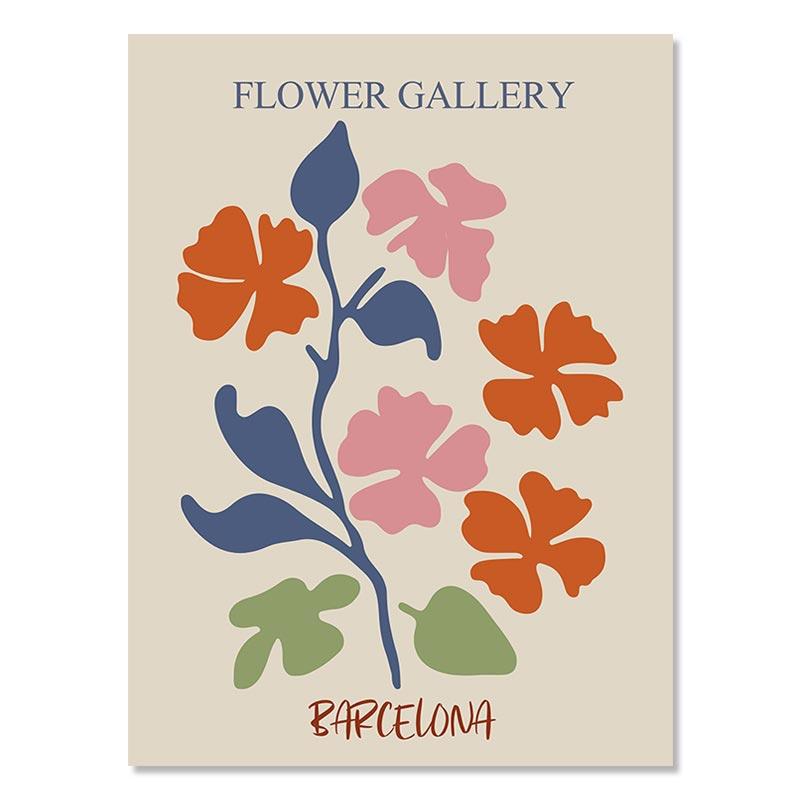 Матисс Плакат Коралловый Лист Пикассо Танцоры Линия Лица Холст Картина Цветочный Рынок Уильям Моррис Настенная Картина Декор Комнаты