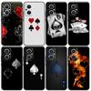 Чехол Ace of Spades Poker для OPPO Reno 2Z 4Z 5Z 8T 4 5 6 7 8 Lite 10 Pro OPPO Find X5 X6 Pro X2 Lite X3 Neo