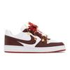 Nike Court Borough Box, Wedding Shoes GS Auspicious Dragon And Phoenix Slip Resistant Abrasion Resistant Low top DV5456-137(TeamA-S-BOX)