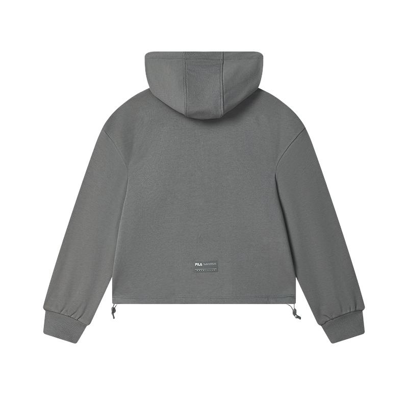 New FILA ORIGINALE Sweatshirt Women's Cloud Trace Gray F11W539201FDY