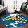 Pinky Brain's Adventure Round Rug for Livingroom,Bedroom, Palyroom, Chair Rug, Area rug, Circle Carpet, Large Size Fan Christmas gift