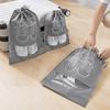 Large Dust-Proof Non-Woven Shoe Storage Drawstring Bag for Travel