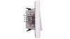 Asfora Splashproof Single Connector Ip44 White With Frame Eph0100221