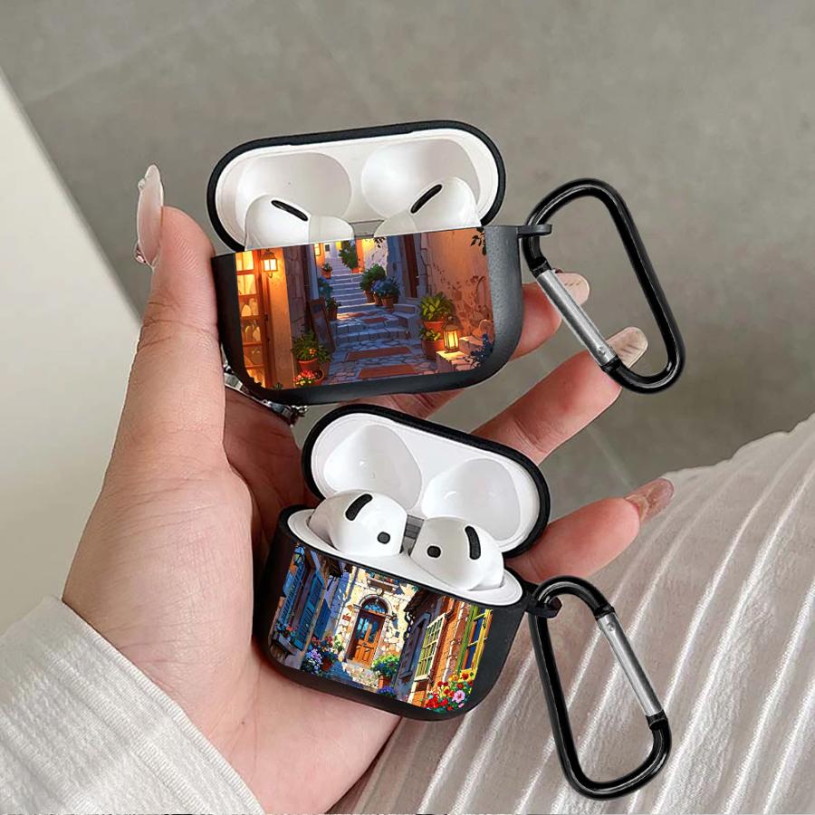 Чехол-картина 'Исцеляющий пейзаж' для Airpods Pro Pro2 Pro3 2 4 3 1 Чехлы для наушников Обложка