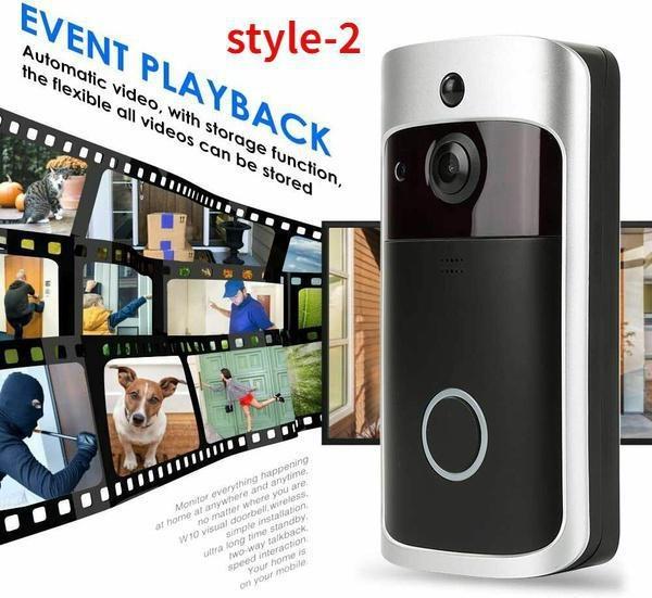 Wireless Smart Doorbell Camera Wifi Wireless Call Intercom Video-Eye for Apartments Door Bell Ring for Phone Home Security Cam