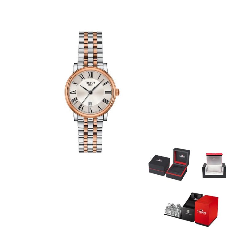 Tissot Женские часы Kason Zen I Collection с кварцевым механизмом, водозащитой 50 метров, 30 мм, серым циферблатом T122.210.22.033.01