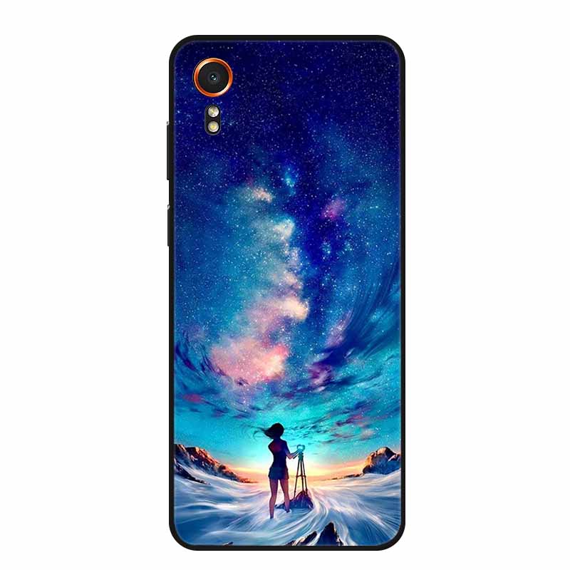 Чехол для телефона Samsung Galaxy Xcover 7 Задняя крышка Ударопрочный Черный Силикон Мягкий Funda Для Samsung Xcover7 Чехол 6.6" Coque