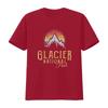 Womens Vintage Glacier National Park Summit T Shirt vintage Washed fashion homme Versatile Stylish Top For Everyday Wear