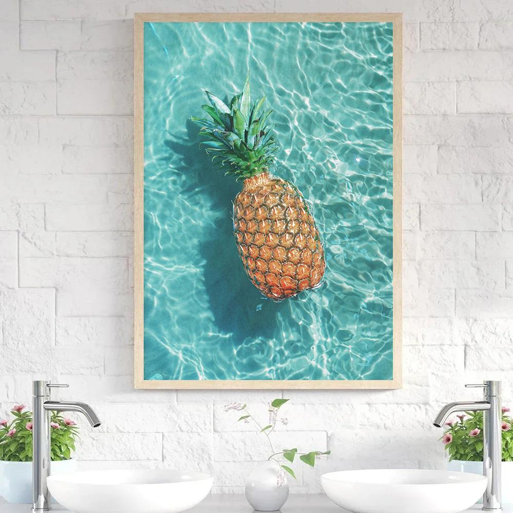 Boho Style Summer Pool Beach Palm Whale Northern Europe Posters Prints Canvas Painting Wall Art Picture Living Room Home Decor