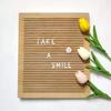 1 Set Easy To Use Oak Useful Portable Changeable Letter Board Wooden Board